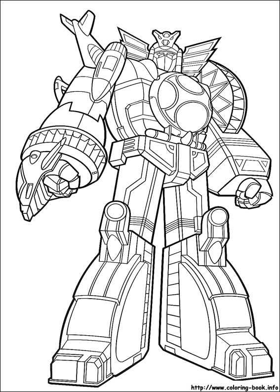 Power Rangers coloring picture